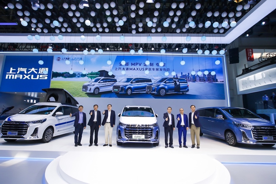 上汽大通MAXUS 于北京车展连发三款MPV重磅车型