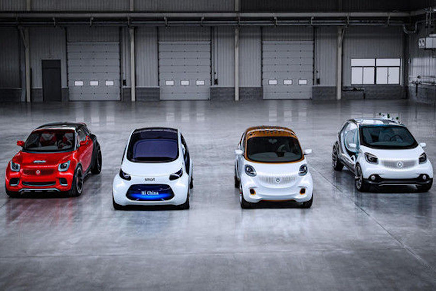 科技与乐趣 4款全新smart概念车将于12月12日发布