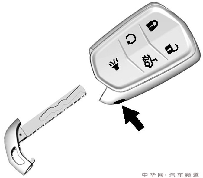 凯迪拉克ct6钥匙电池型号，凯迪拉克ct6车钥匙更换电池图解