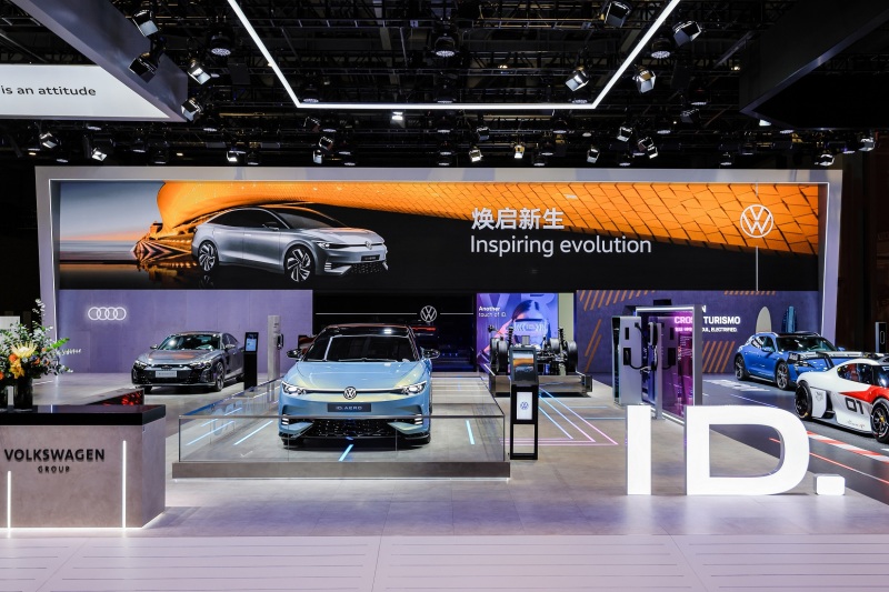 大众汽车集团（中国）5款纯电车型亮相进博会