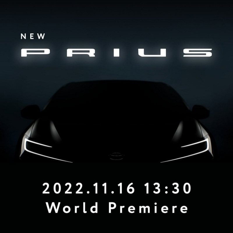 全新丰田普锐斯11月16日亮相 新车采用贯穿式LED尾灯