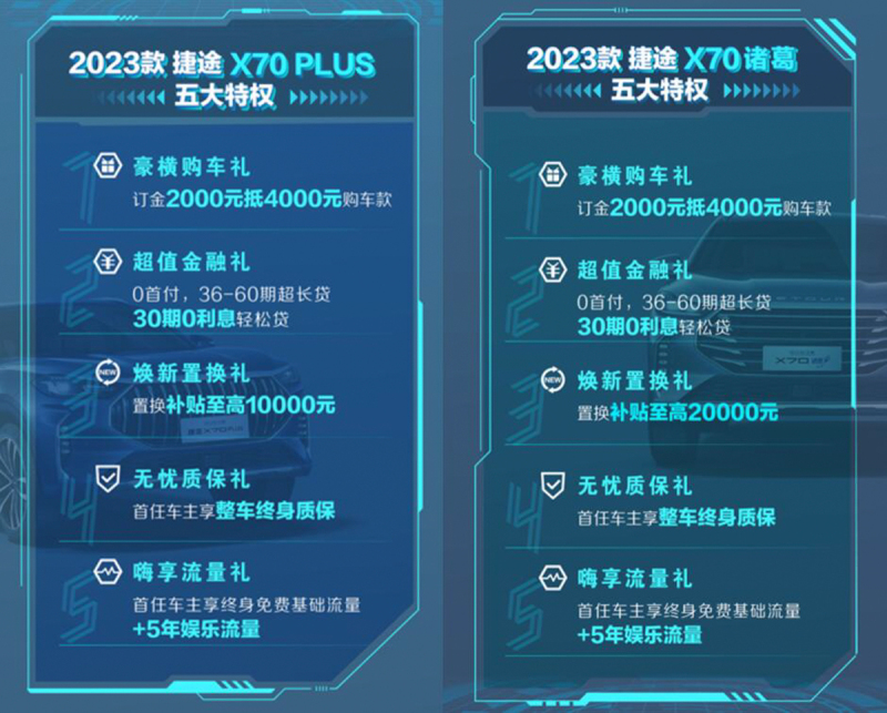 新款捷途X70 PLUS/捷途X70诸葛上市 8.99万元起
