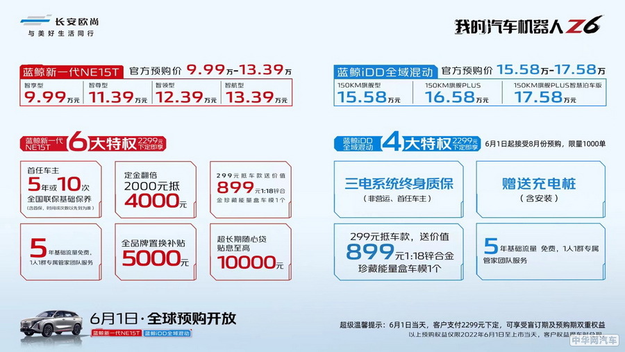 Z6蓝鲸iDD及蓝鲸1.5T预售 15万级SUV新标杆