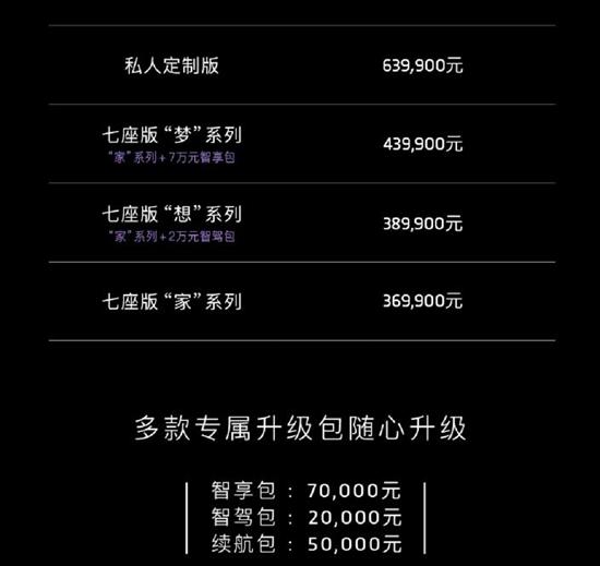 岚图梦想家正式上市 售36.99-63.99万元