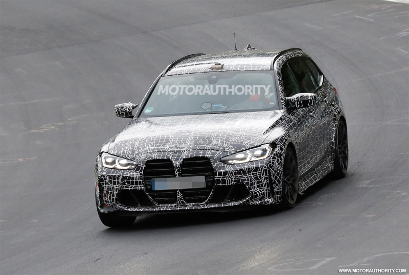 大尺寸格栅+宽体组件 新BMW M3 Touring谍照曝光