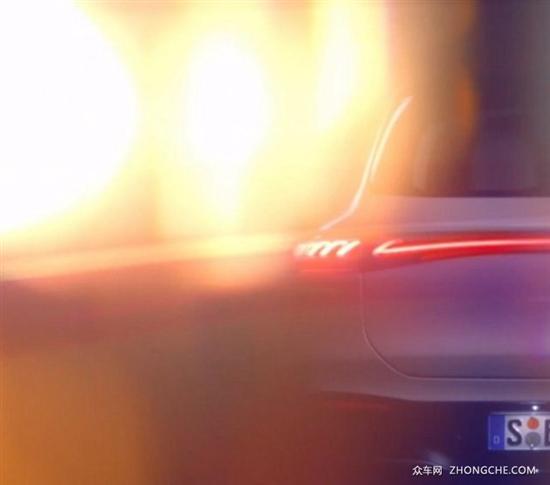 奔驰EQS SUV最新预告图曝光 即将首发