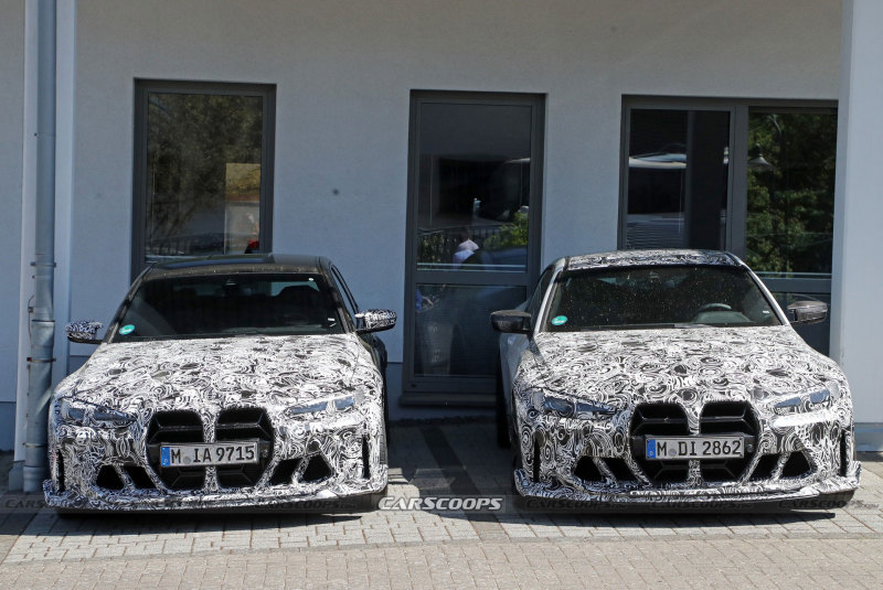 碳纤维车顶/青铜卡钳 全新BMW M3 CS最新谍照