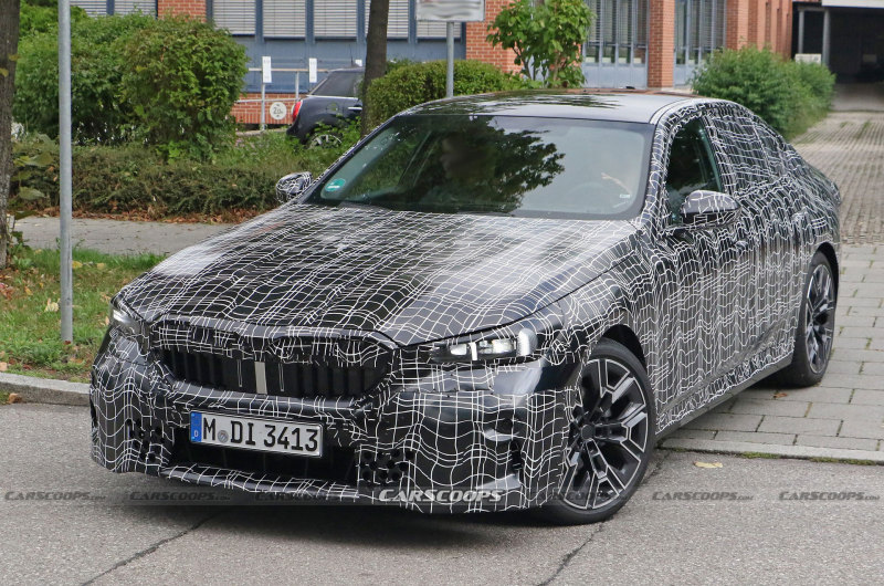 造型变化明显 新款BMW 5系最新谍照曝光