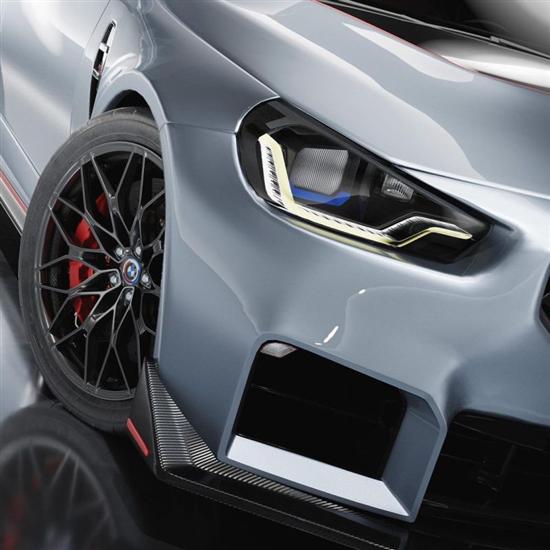 BMW全新M2 CSL渲染图曝光 专属碳纤维组件