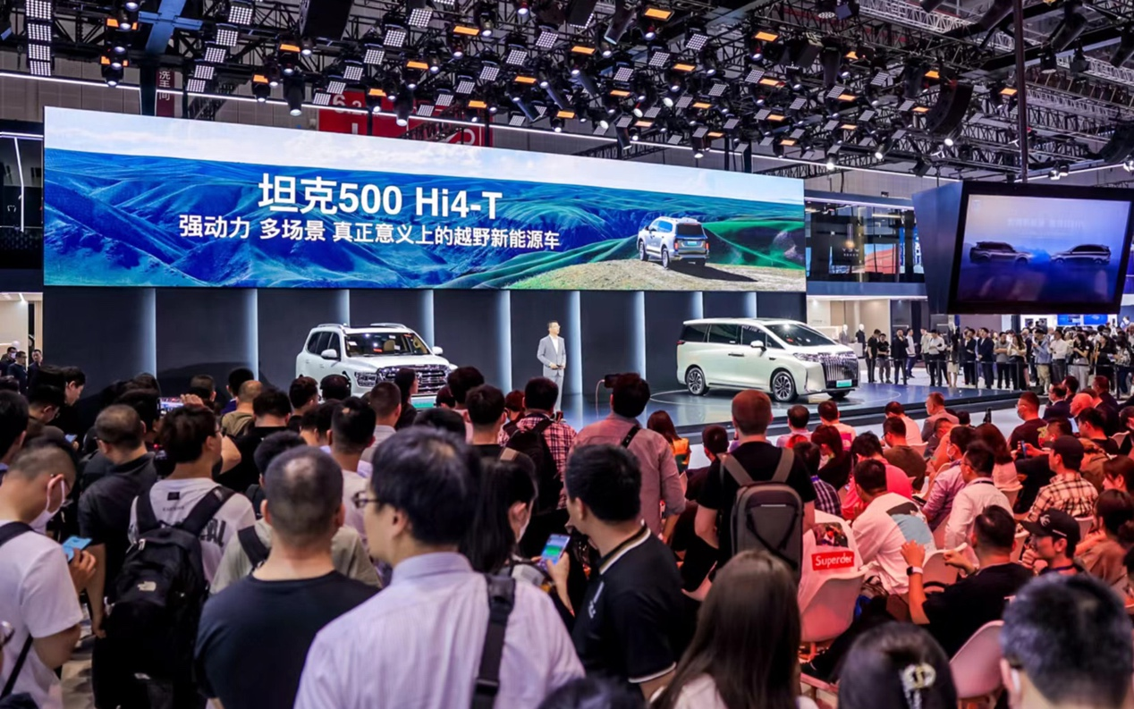 长城汽车携五大品牌近30款产品亮相2023上海车展