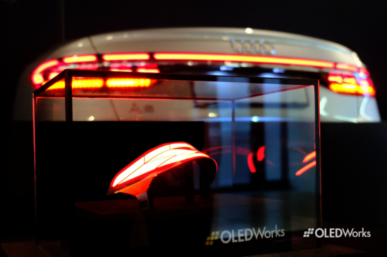 OLEDWorks量身定制奥迪新A8数字OLED尾灯 备受国际媒体关注