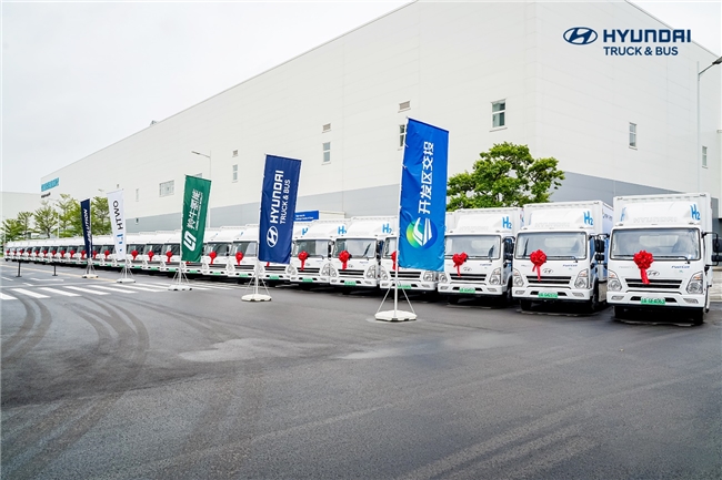 现代盛图氢燃料电池轻卡首批交付 助力广州区域绿色转型