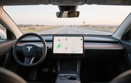 神改装！给特斯拉Model 3加装仪表盘 网友：安全多了