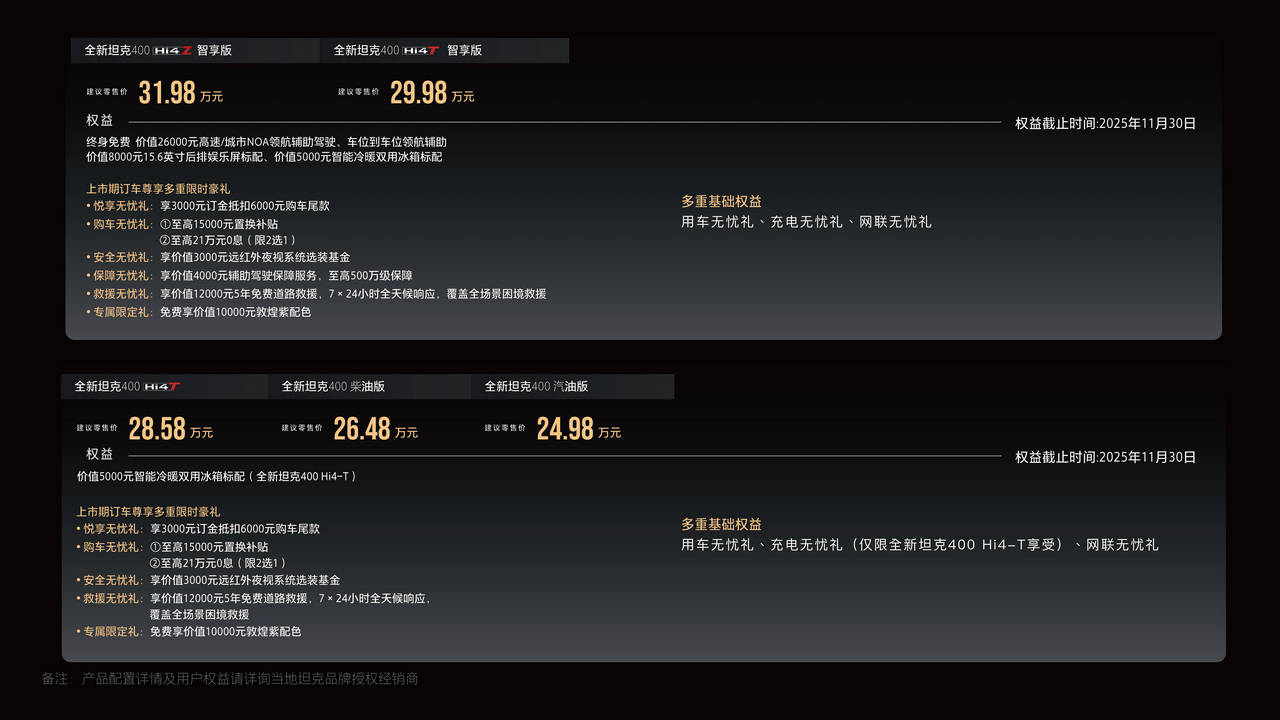 年轻人的潮酷装备 全新坦克400正式上市24.98万元起 年轻人的潮酷装备 全新坦克400正式上市24.98万元起