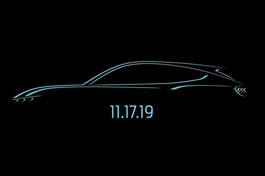 将于11月17日正式首发 福特电动SUV预告图发布