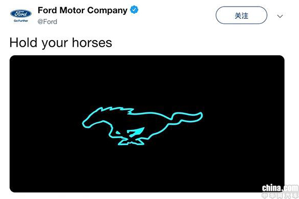 外观撞脸Mustang 福特全新电动SUV预告图爆光