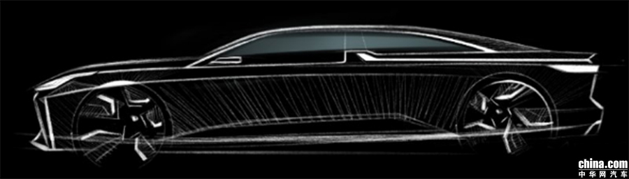 汉腾全新三厢概念车设计图曝光 将于上海车展亮相