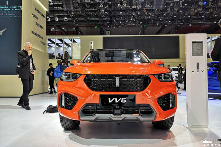 仅限500台 WEY VV5 1.5T倾橙版车型正式开启预售