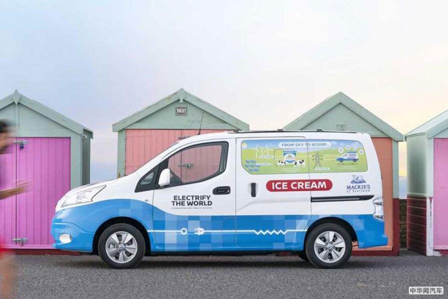 预计今年底上市 日产e-NV200 Ice Cream概念车官图