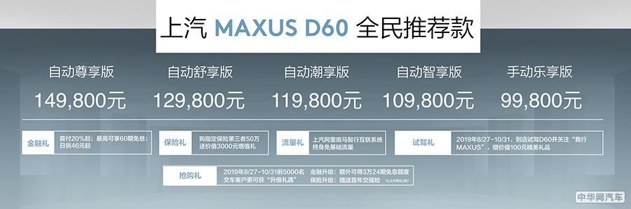 MAXUS D60全民推荐款上市 上汽MAXUS品牌之夜
