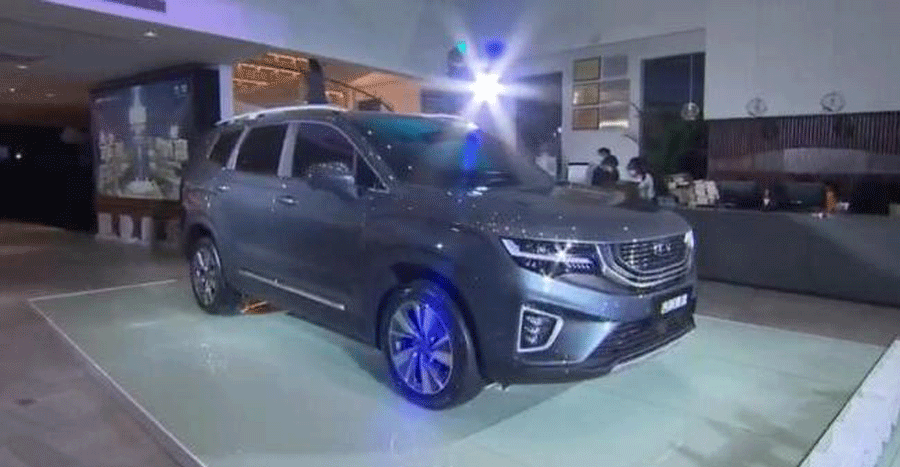 定位中型SUV/主推5座版 全新吉利豪越正式亮相