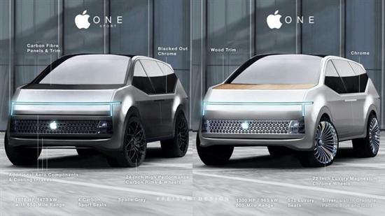 苹果汽车或定名Apple ONE 智能配置丰富