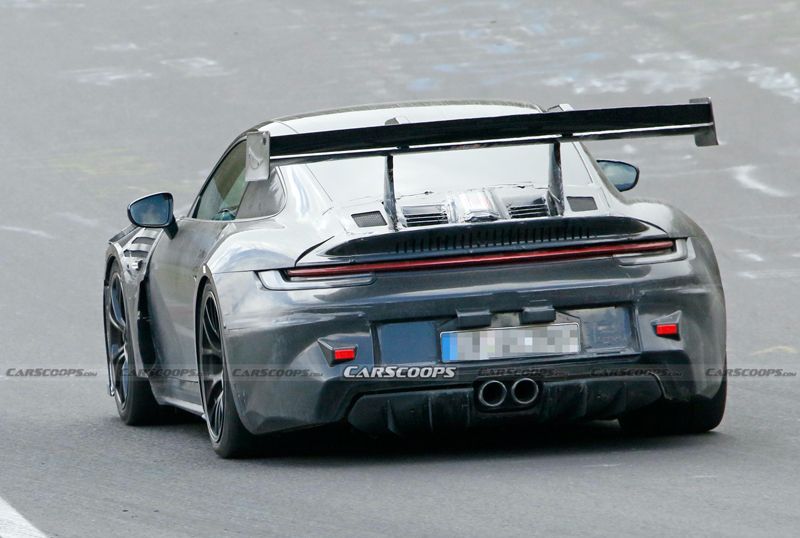 最大572马力 保时捷新款911 GT3 RS最新谍照曝光