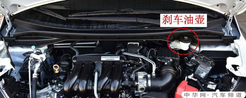 汽车制动液刹车油在哪个位置图片