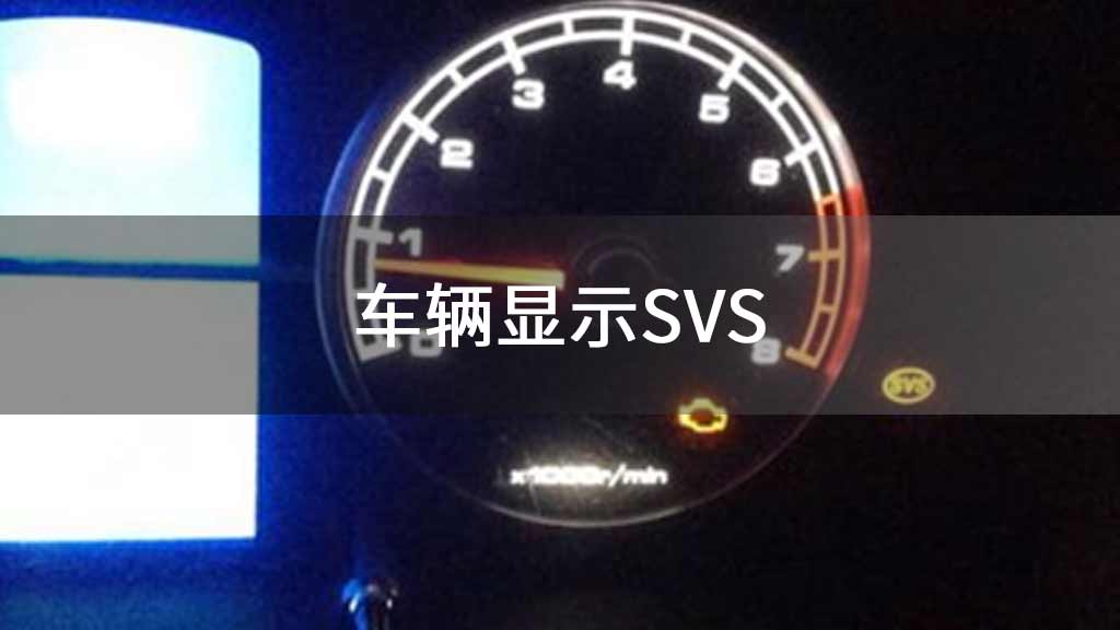 车辆显示SVS